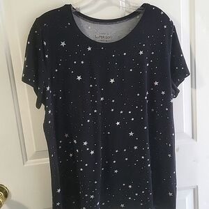 Torrid Super Soft Starry Tee - Size 0